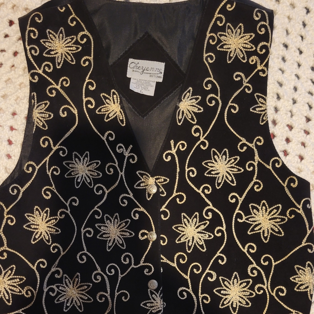 Cheyenne leather vest